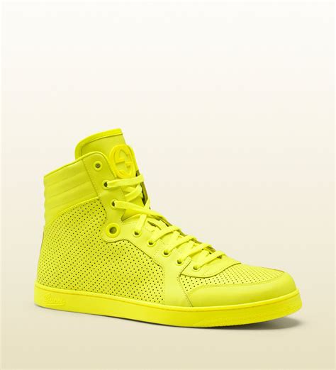 neon yellow gucci athletic outfits women|Gucci women's sneakers.